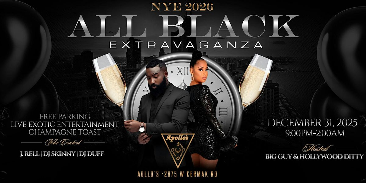 NYE 2026 All Black Extravaganza, 31 December | Event in Chicago | AllEvents