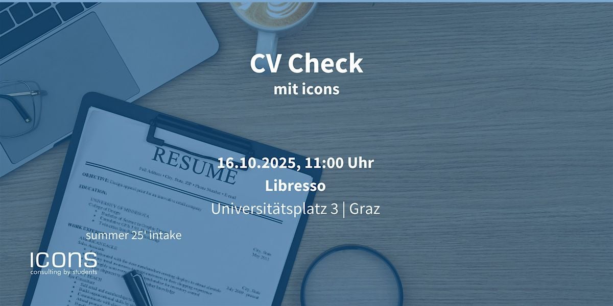 CV Check & Get2KnowUs, 16 October | Event in Graz | AllEvents