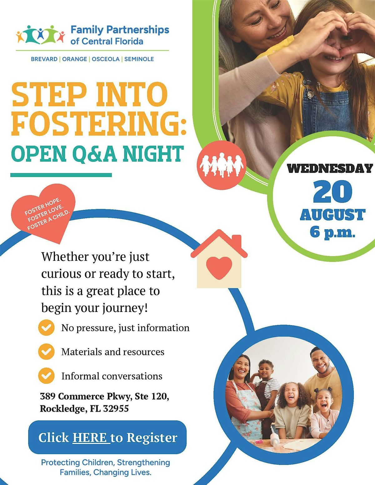 Step Into Fostering: Open Q&A Night, 20 August | Event in Rockledge | AllEvents