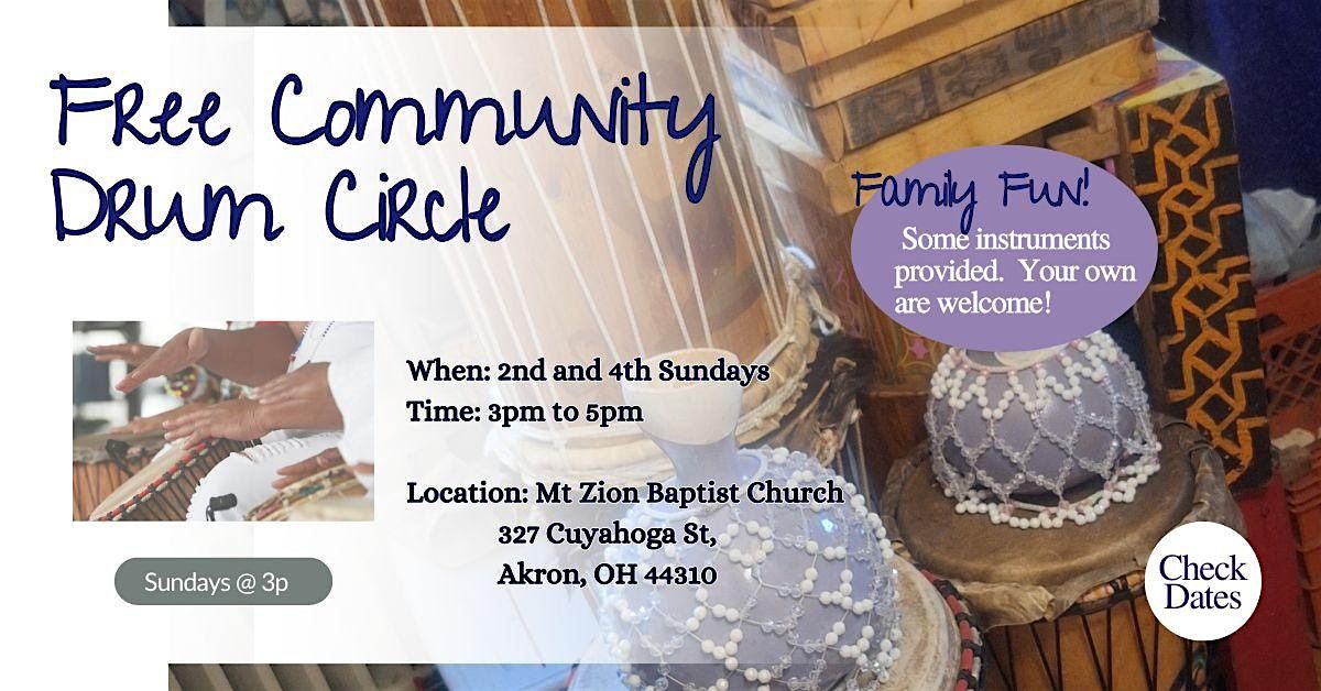 Community Drum Circle, 14 September | Event in Akron | AllEvents