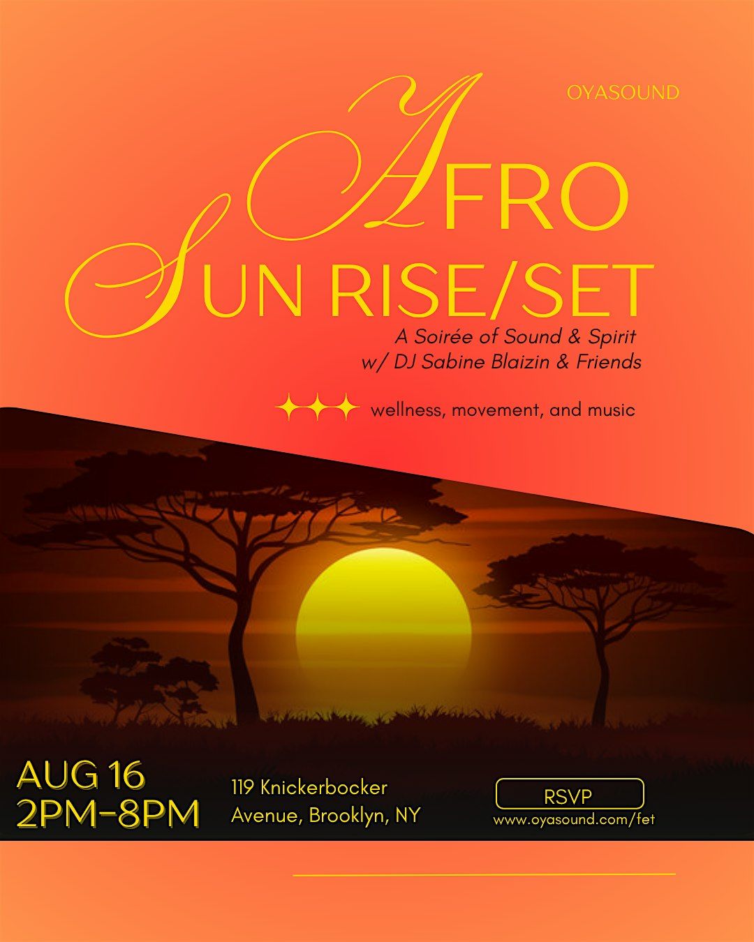AfroSunset | Event in Brooklyn | AllEvents