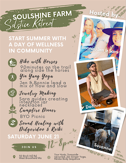 Soulshine Farm Solstice Retreat, 21 June | Event in West Brookfield | AllEvents