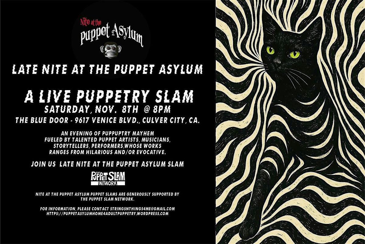 Late Nite at the Puppet Asylum, 8 November | Event in Culver City | AllEvents