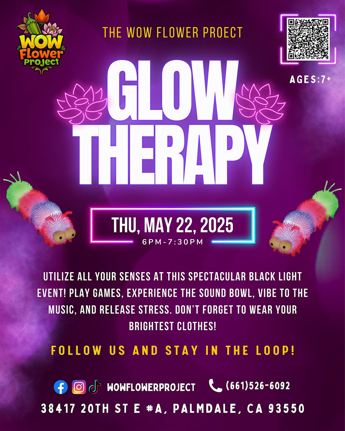 Glow Therapy Art Workshop, 22 May | Event in Palmdale | AllEvents