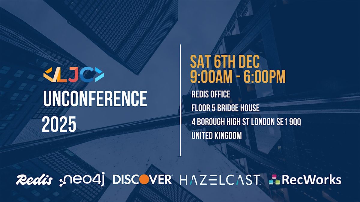 London Java Community UnConference 2025, 6 December | Event in London | AllEvents
