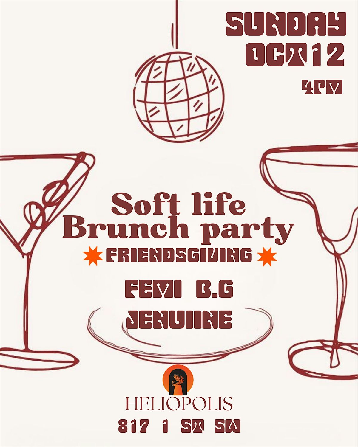 SOFT LIFE FRIENDSGIVING PARTY, 12 October | Event in Calgary | AllEvents