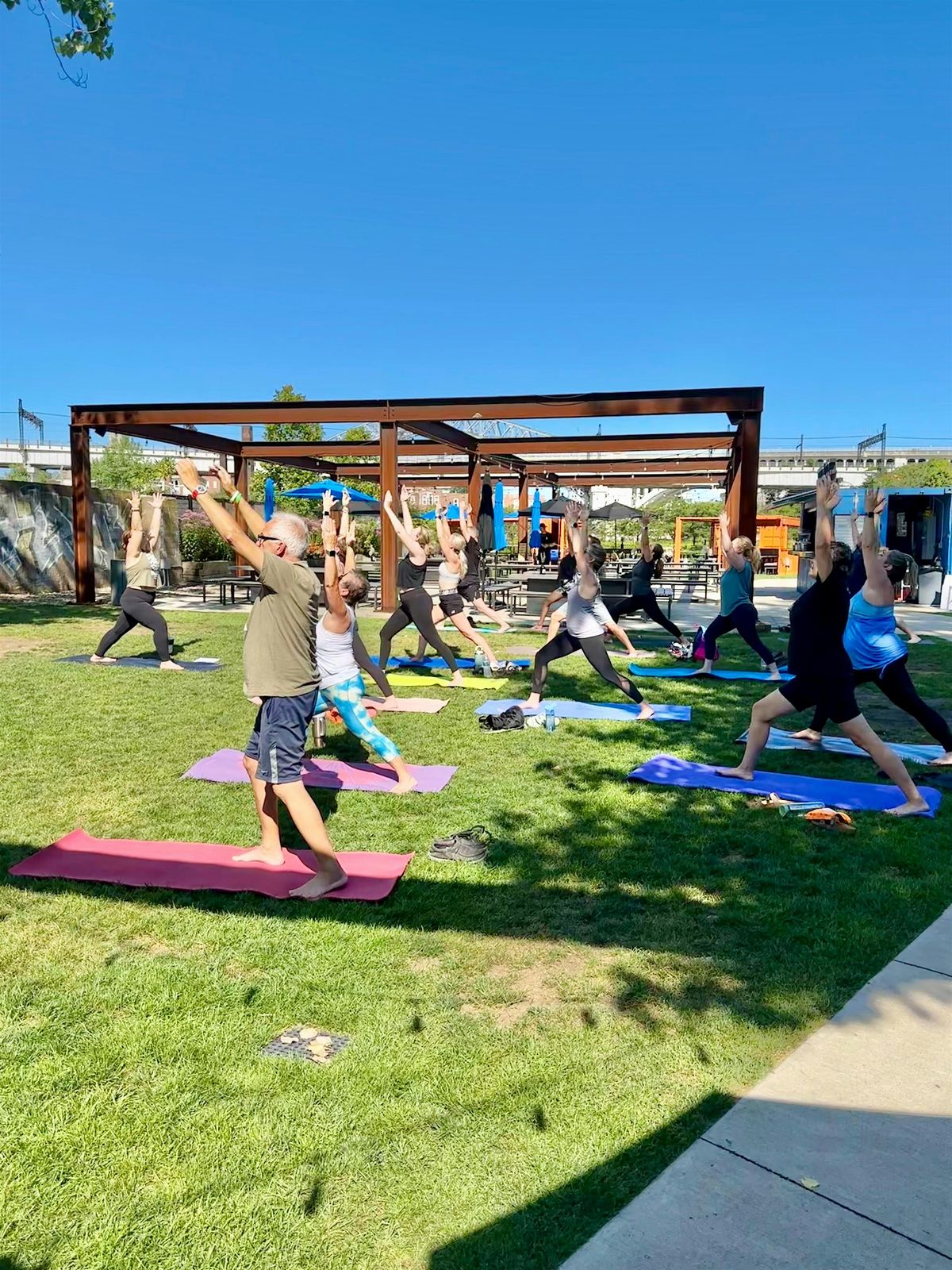 All-Levels Patio Pilates at BrewDog CLE Outpost - [Bottoms Up! Yoga & Brew], 14 June | Event in Cleveland