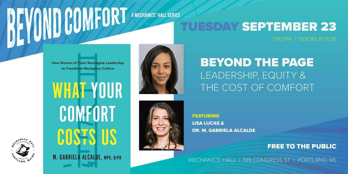 Beyond the Page: Leadership, Equity & the Cost of Comfort, 23 September | Event in Portland | AllEvents