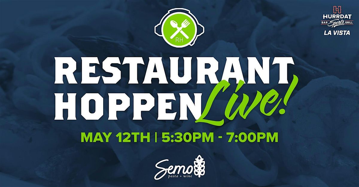 Restaurant Hoppen LIVE! with Semo Pasta & Wine!, 12 May | Event in La Vista | AllEvents