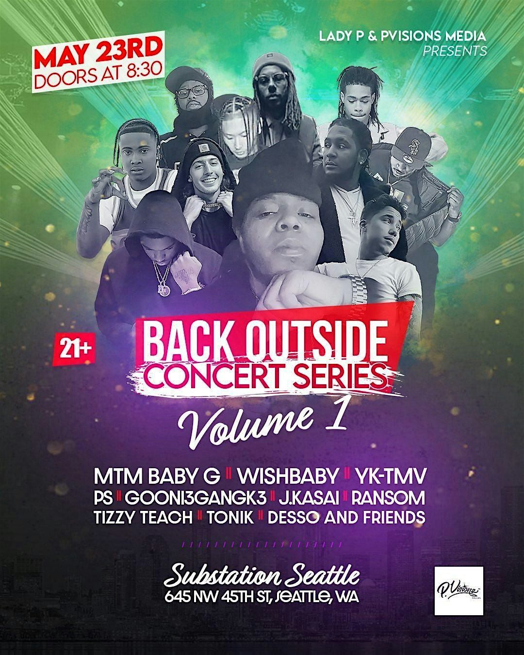 Back Outside Concert Series Vol. 1, 23 May | Event in Seattle | AllEvents