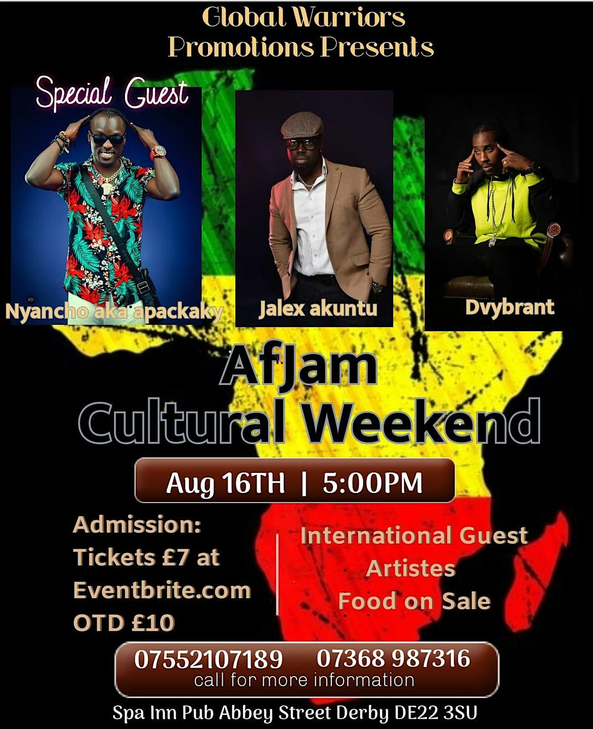 AFJAM CULTURAL WEEKEND, 16 August | Event in Derby | AllEvents