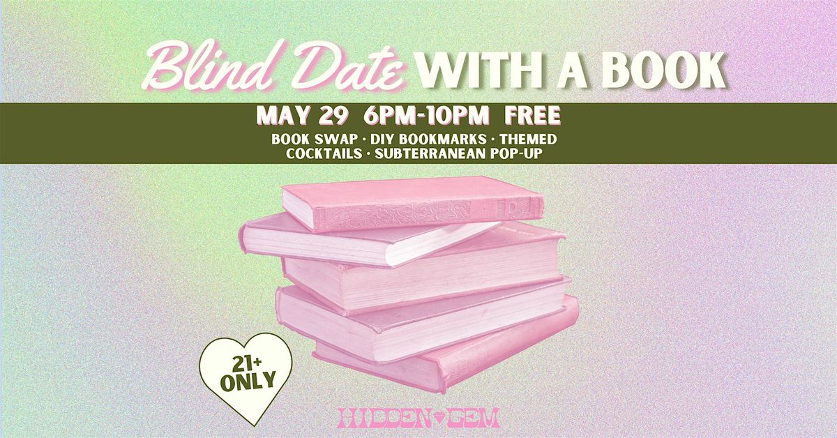 Blind Date with a Book @ Hidden Gem, 29 May | Event in St. Louis | AllEvents
