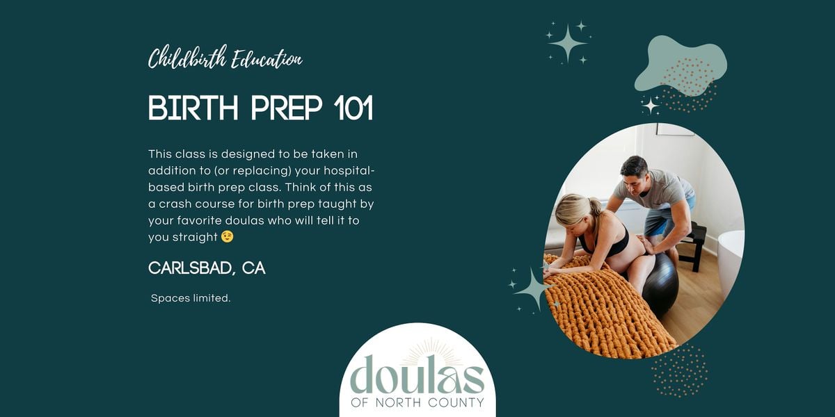 Birth Prep 101 - 2 Evening Class!, 18 November | Event in Carlsbad | AllEvents