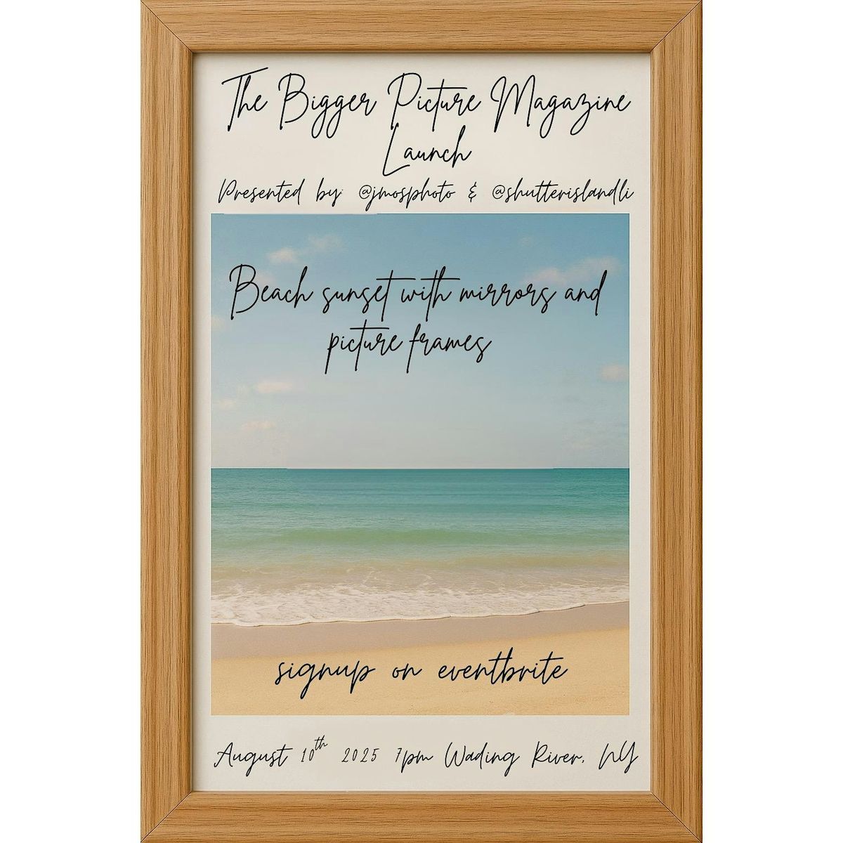 The Bigger Picture Magazine Launch Meetup, 10 August | Event in Wading River | AllEvents