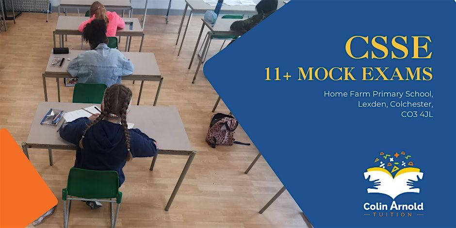 CSSE 11+ Mock Exam 2026 - Paper 1, 30 May | Event in Colchester | AllEvents
