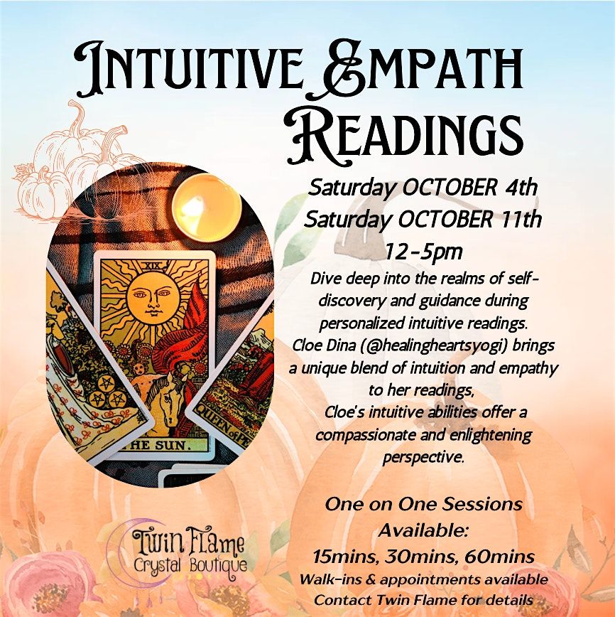 Intuitive Empath Readings with Cloe Dina, 4 October | Event in Bethpage | AllEvents