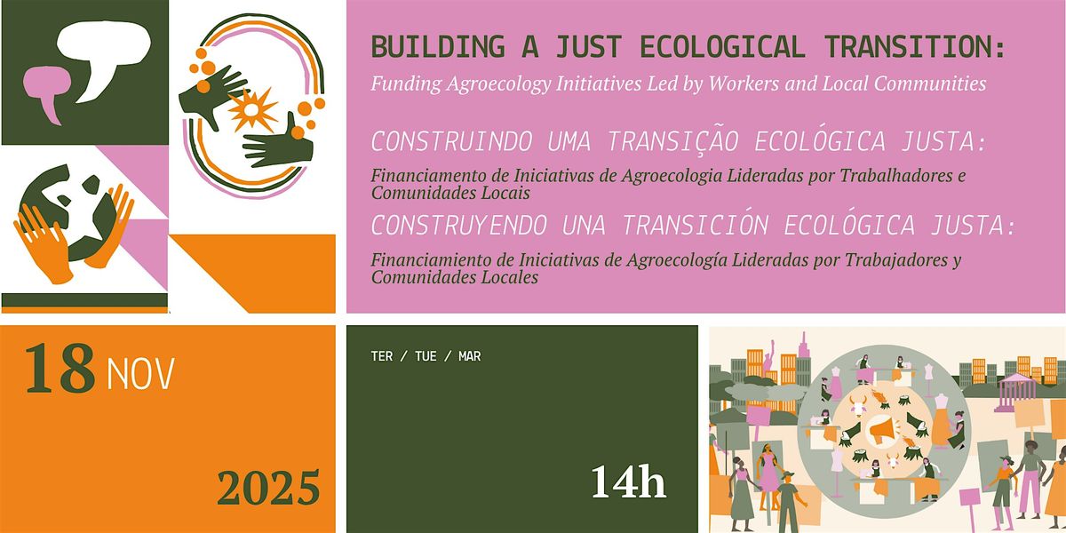 Building a Just Ecological Transition, 18 November | Event in Nazaré | AllEvents