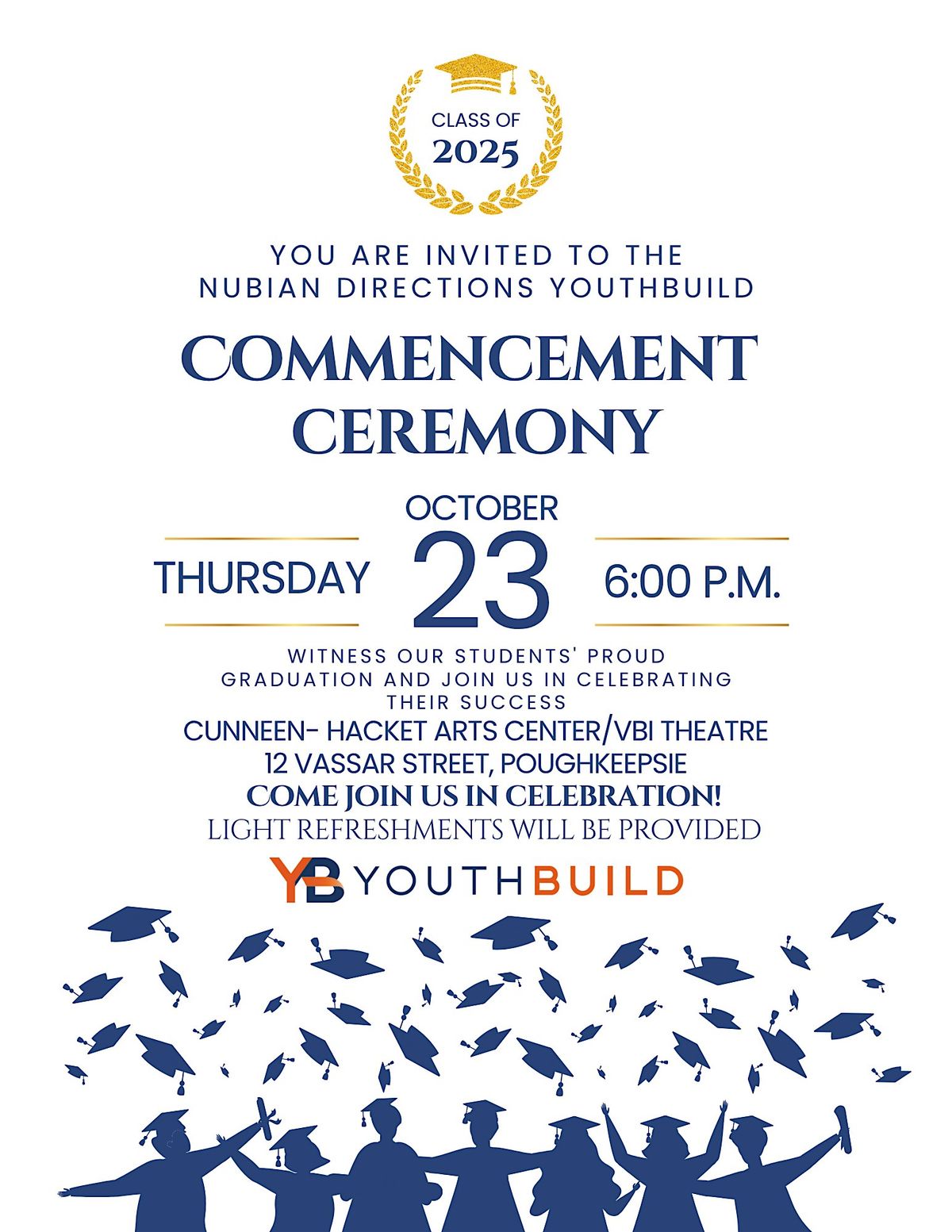 Nubian Directions Youth Build Commencement Ceremony, 23 October | Event in Poughkeepsie | AllEvents