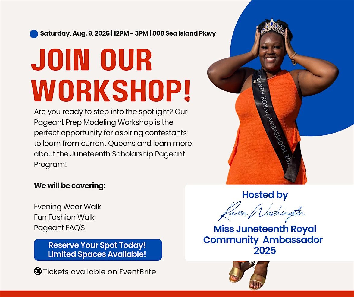 Pageant Prep Workshop | Event in Saint Helena Island | AllEvents
