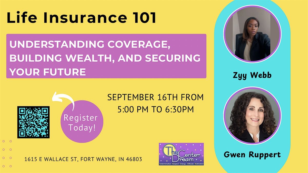 Life Insurance 101, 16 September | Event in Fort Wayne | AllEvents