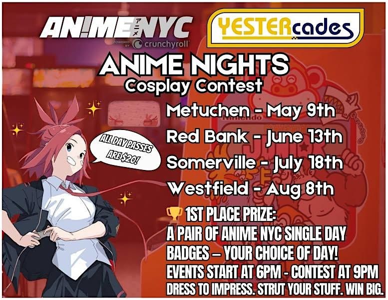 Anime Gaming Night - Yestercades Metuchen | Event in Metuchen | AllEvents