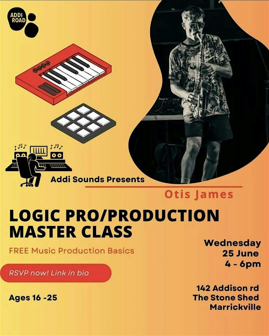 Logic Pro/Production Master Class, 25 June | Event in Marrickville | AllEvents