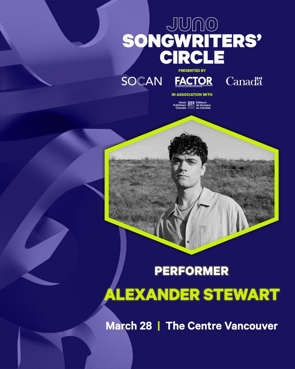 JUNO Songwriters Circle at FirstOntario Concert Hall, 27 March | Event in Hamilton | AllEvents