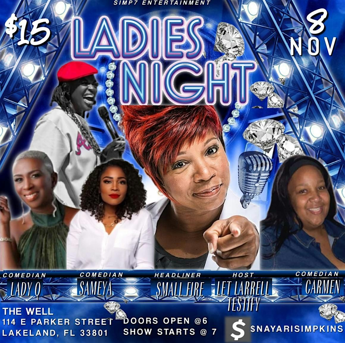 LADIES NIGHT PART 2, 8 November | Event in Lakeland | AllEvents