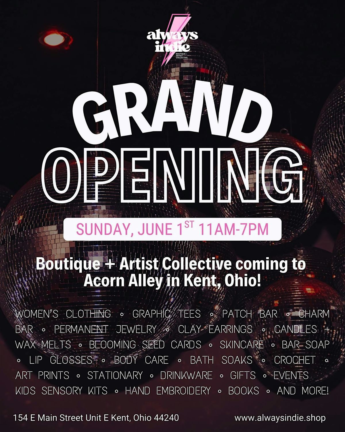 Boutique + Artist Collective Grand Opening, 1 June | Event in Kent | AllEvents