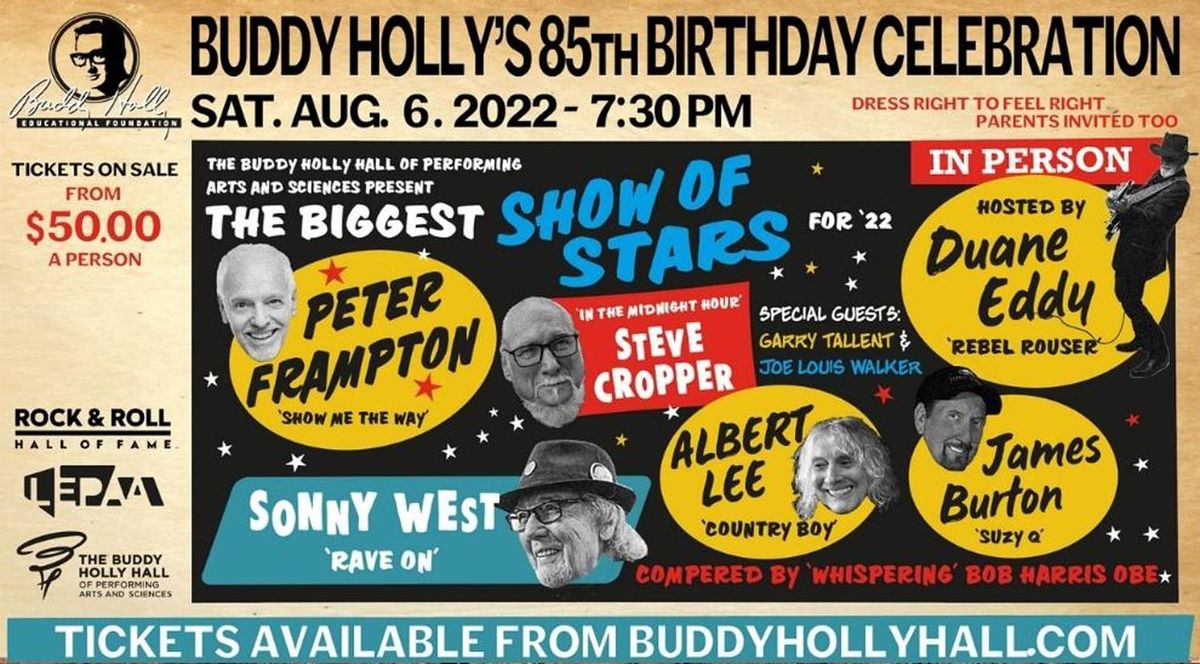Buddy Holly Birthday Bash at Des Plaines Theatre, 7 September | Event in Des Plaines | AllEvents