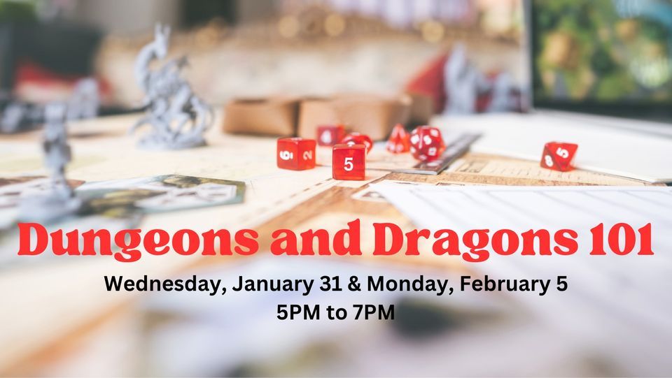 Dnd Introduction DnD Introduction for Adults, Rosemary Garfoot Public Library, Cross ...