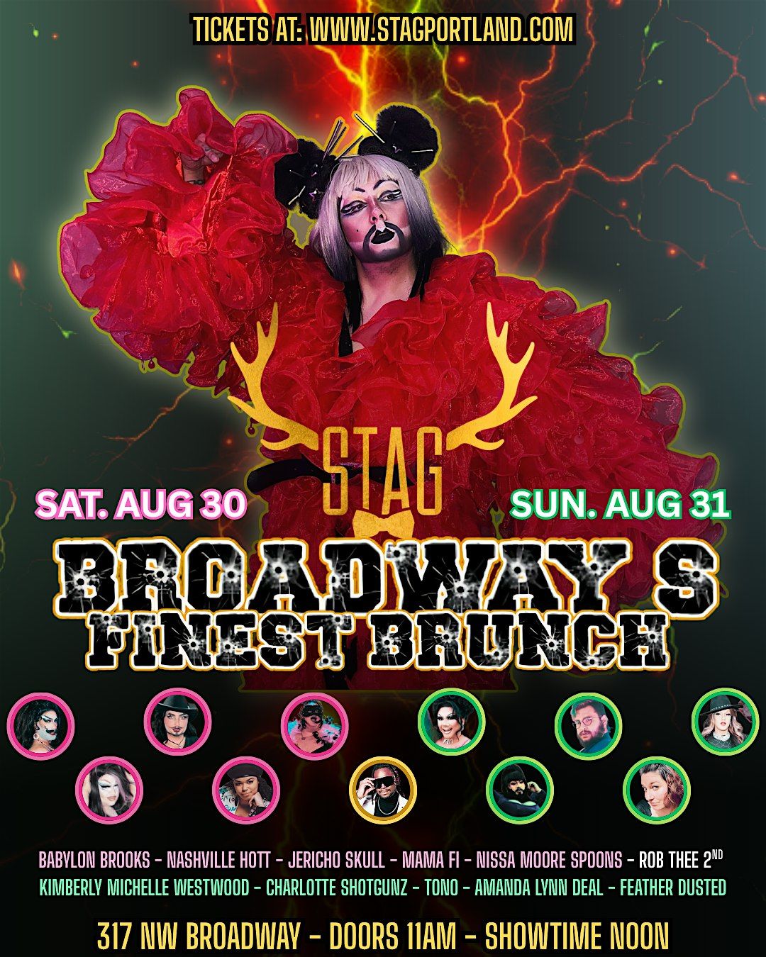 BROADWAY'S FINEST Drag Brunch, 31 August | Event in Portland | AllEvents
