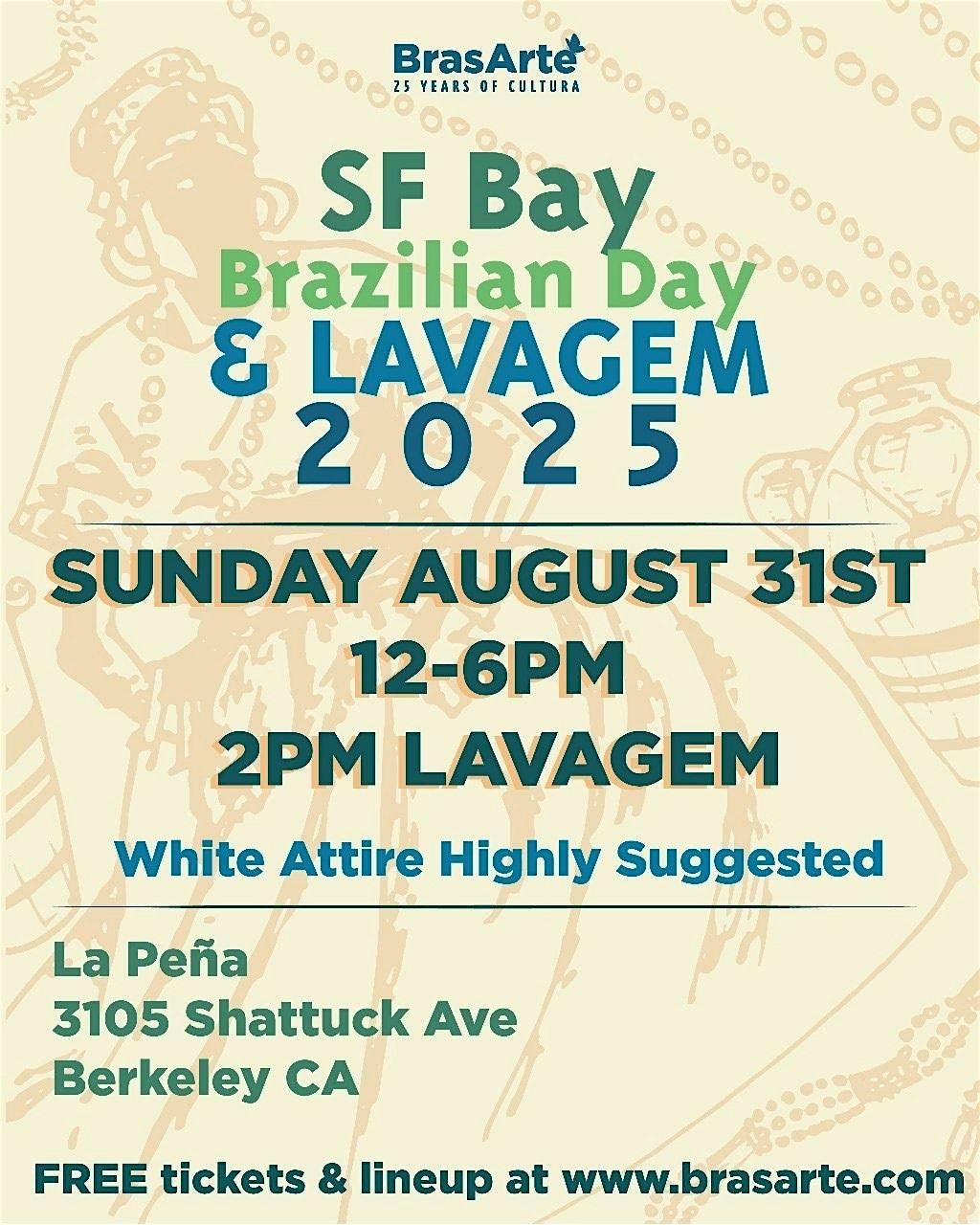 SF Bay Brazilian Day & Lavagem Festival, 31 August | Event in Berkeley | AllEvents