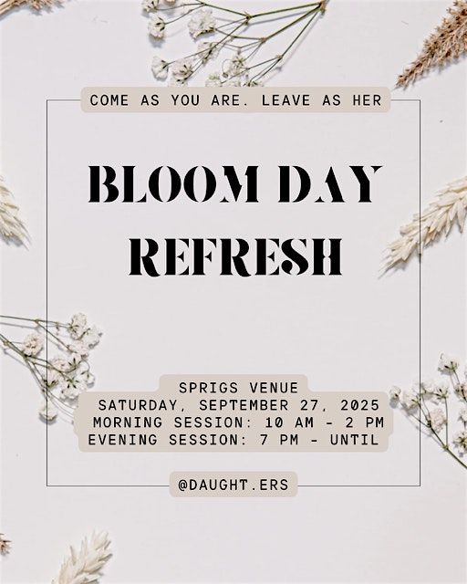 BLOOM DAY REFRESH, 26 September | Event in Tampa | AllEvents