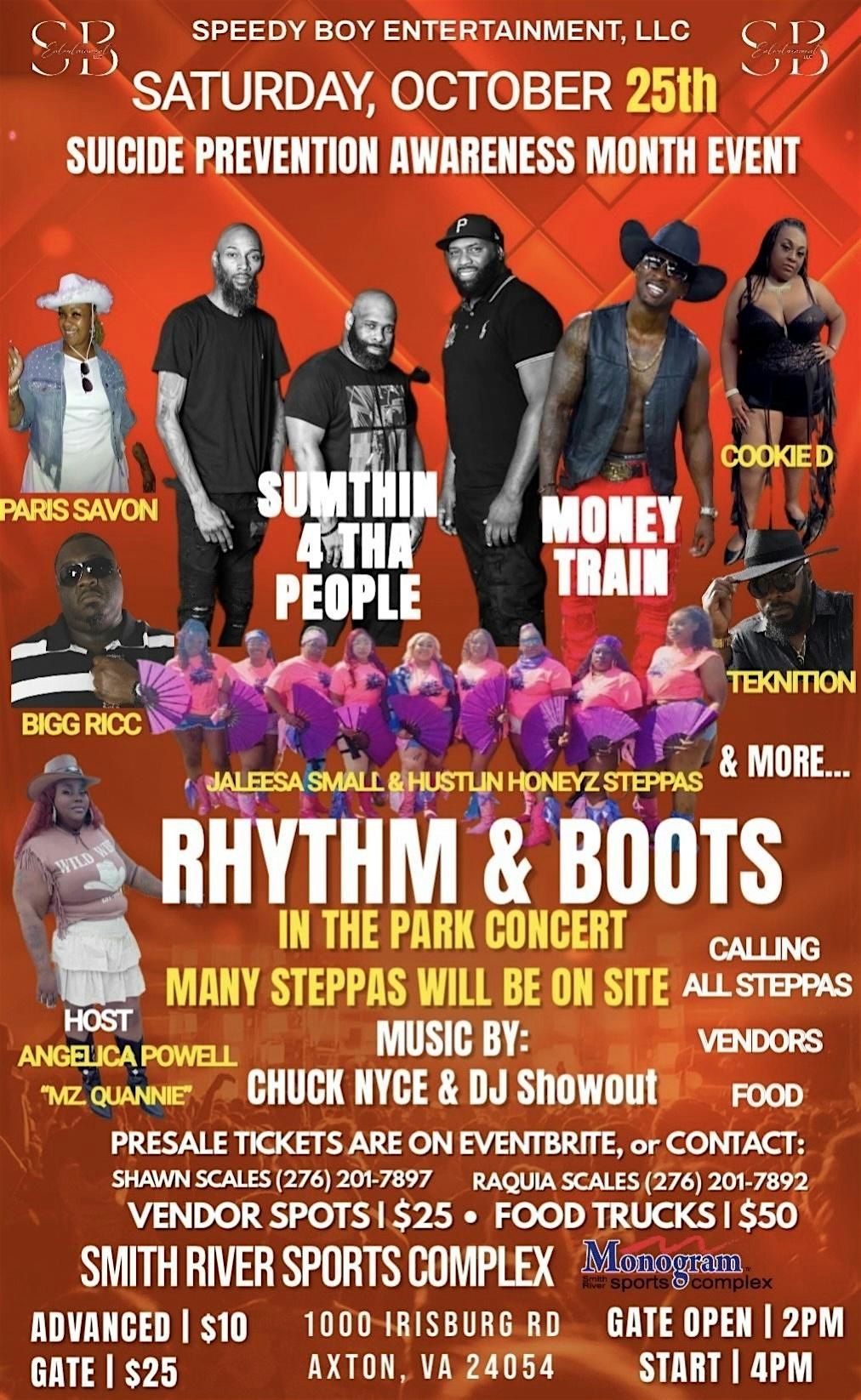 Rhythm & Boots in the Park Concert, 25 October | Event in Axton | AllEvents