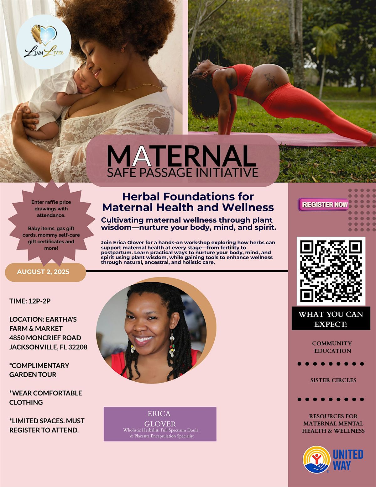 Herbal Foundations for Maternal Health and Wellness, 2 August | Event in Jacksonville | AllEvents