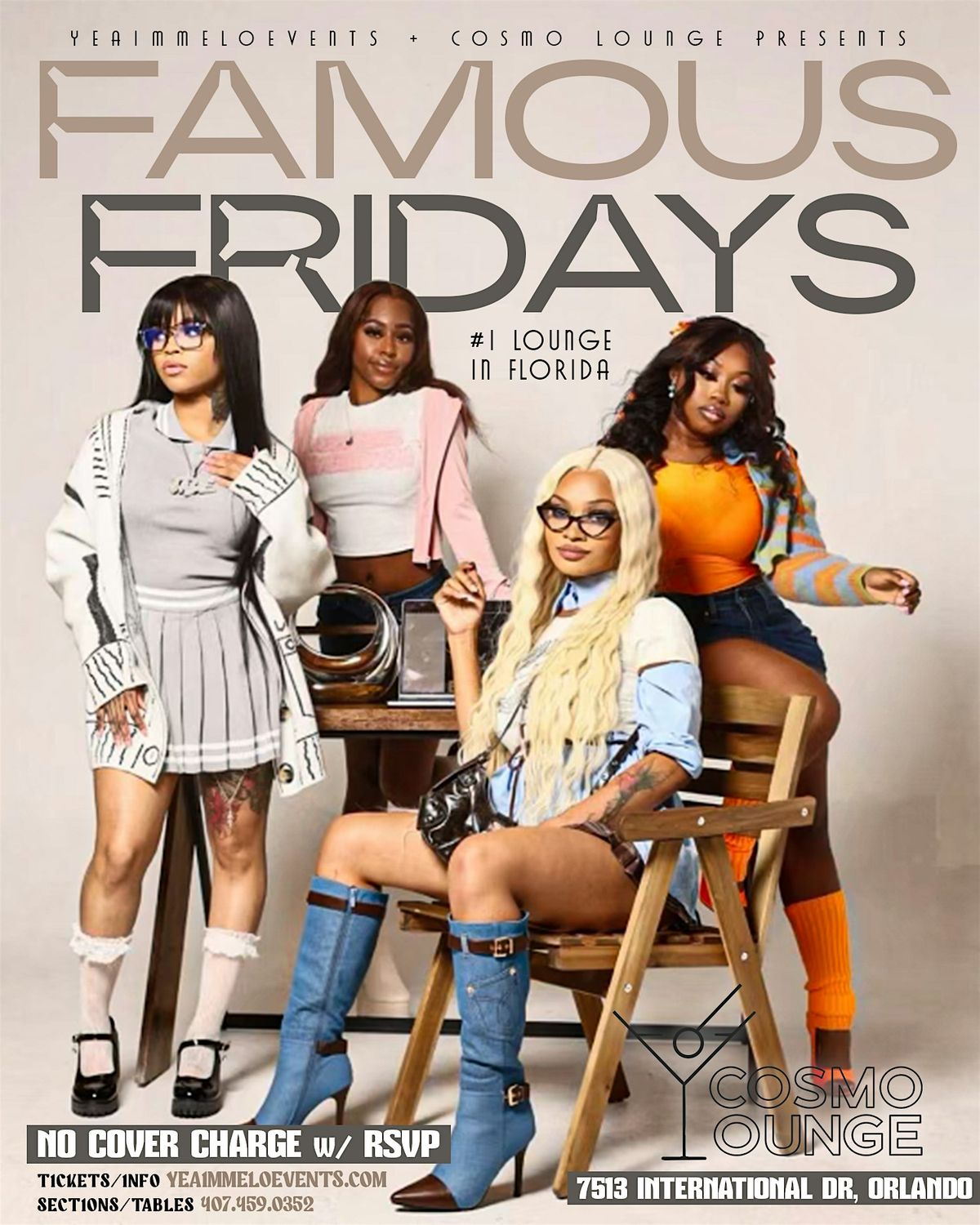 Famous Fridays - Cosmo Lounge iDrive | Event in Orlando | AllEvents