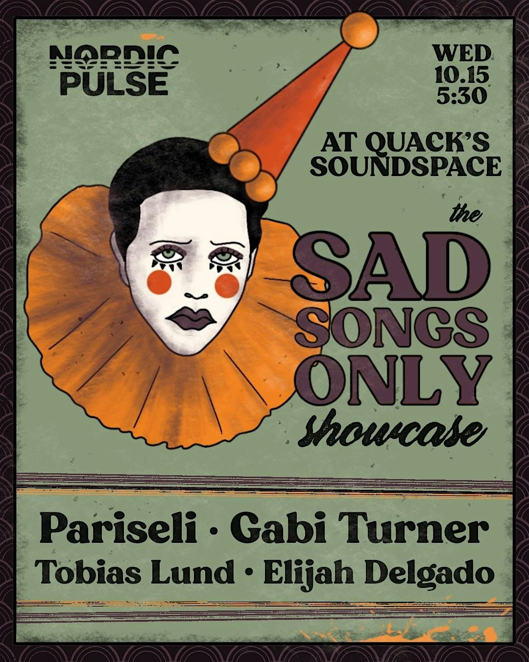 Sad Songs Only Showcase, 15 October | Event in Austin | AllEvents