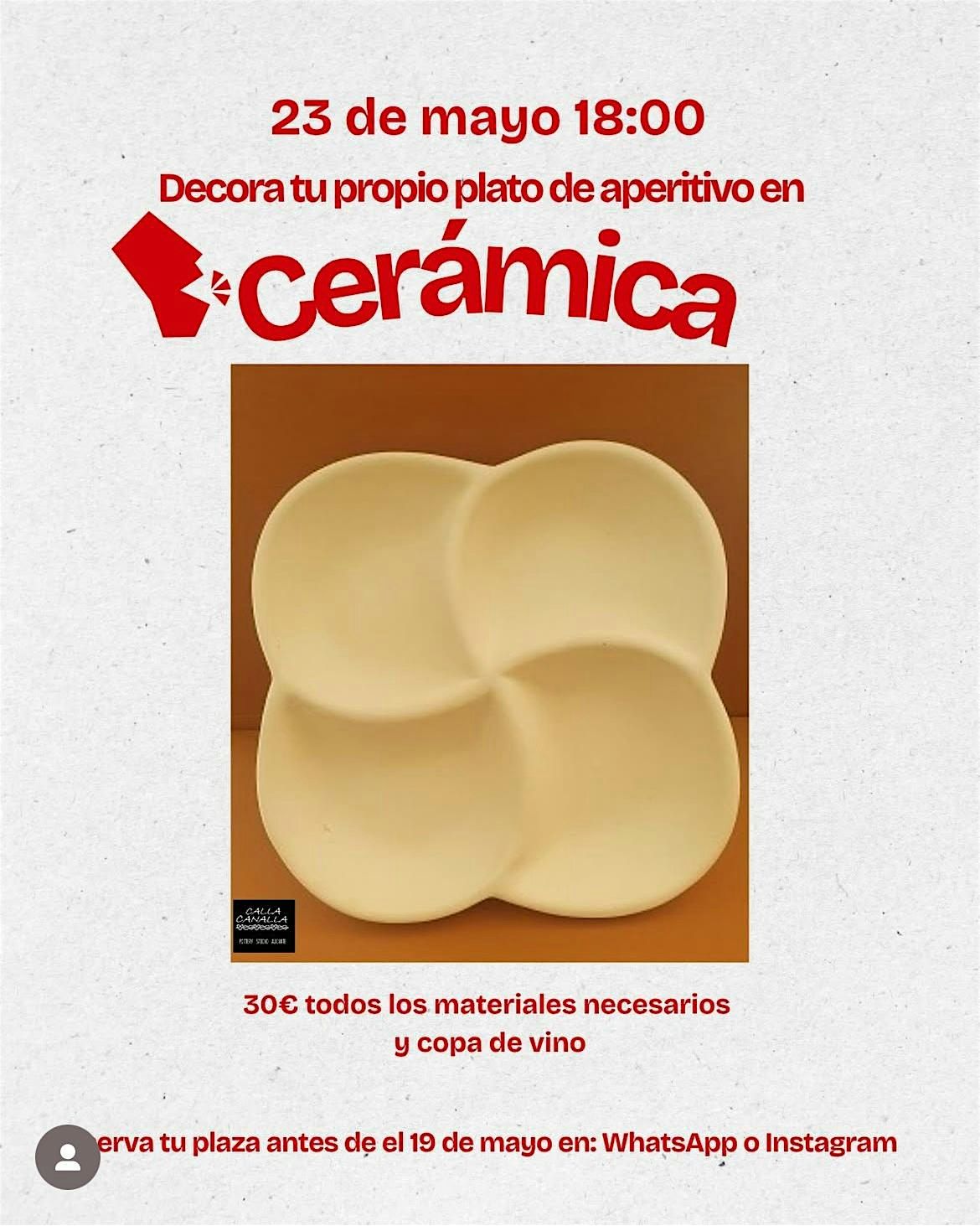 Taller de cerámica, 6 June | Event in San Vicente del Raspeig | AllEvents