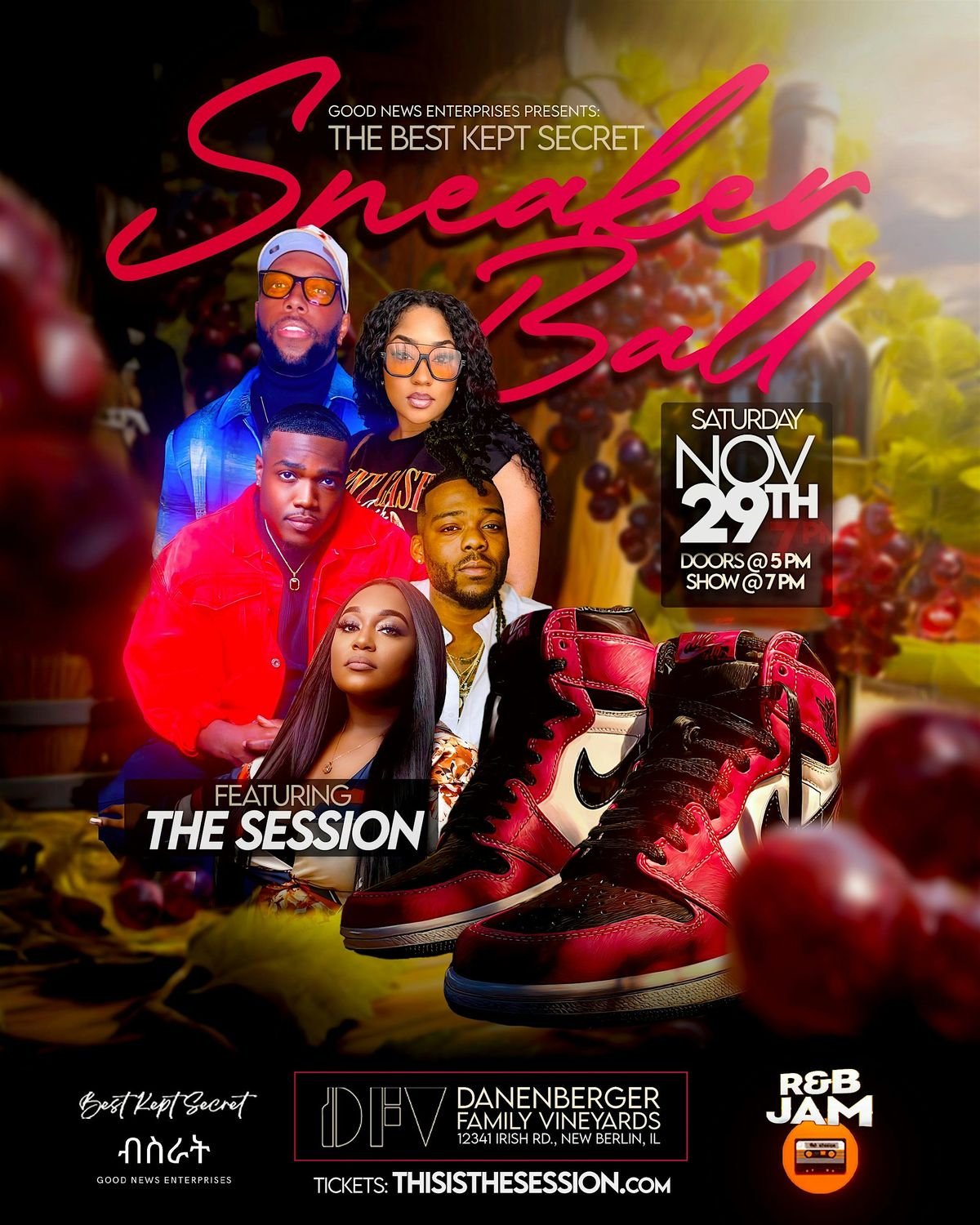The Session R&B Jam - November 29th -  New Berlin, IL, 29 November | Event in New Berlin | AllEvents