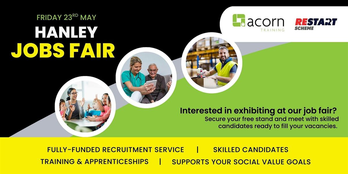 Hanley Jobs Fair, 23 May | Event in Hanley | AllEvents