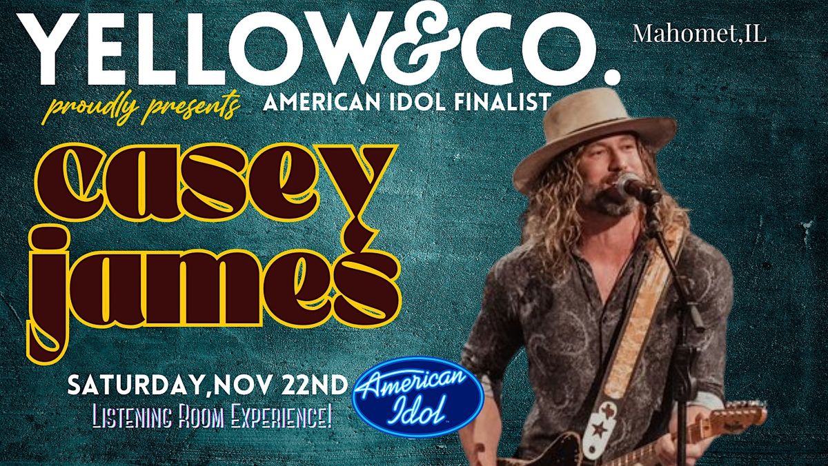 Listening Room experience with American Idol's Casey James, 22 November | Event in Mahomet | AllEvents