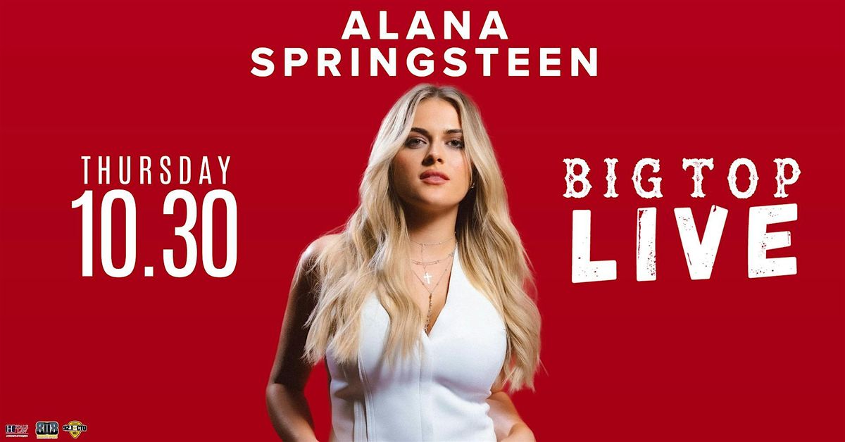 Alana Springsteen presented by Hale Law, 30 October | Event in Sarasota | AllEvents