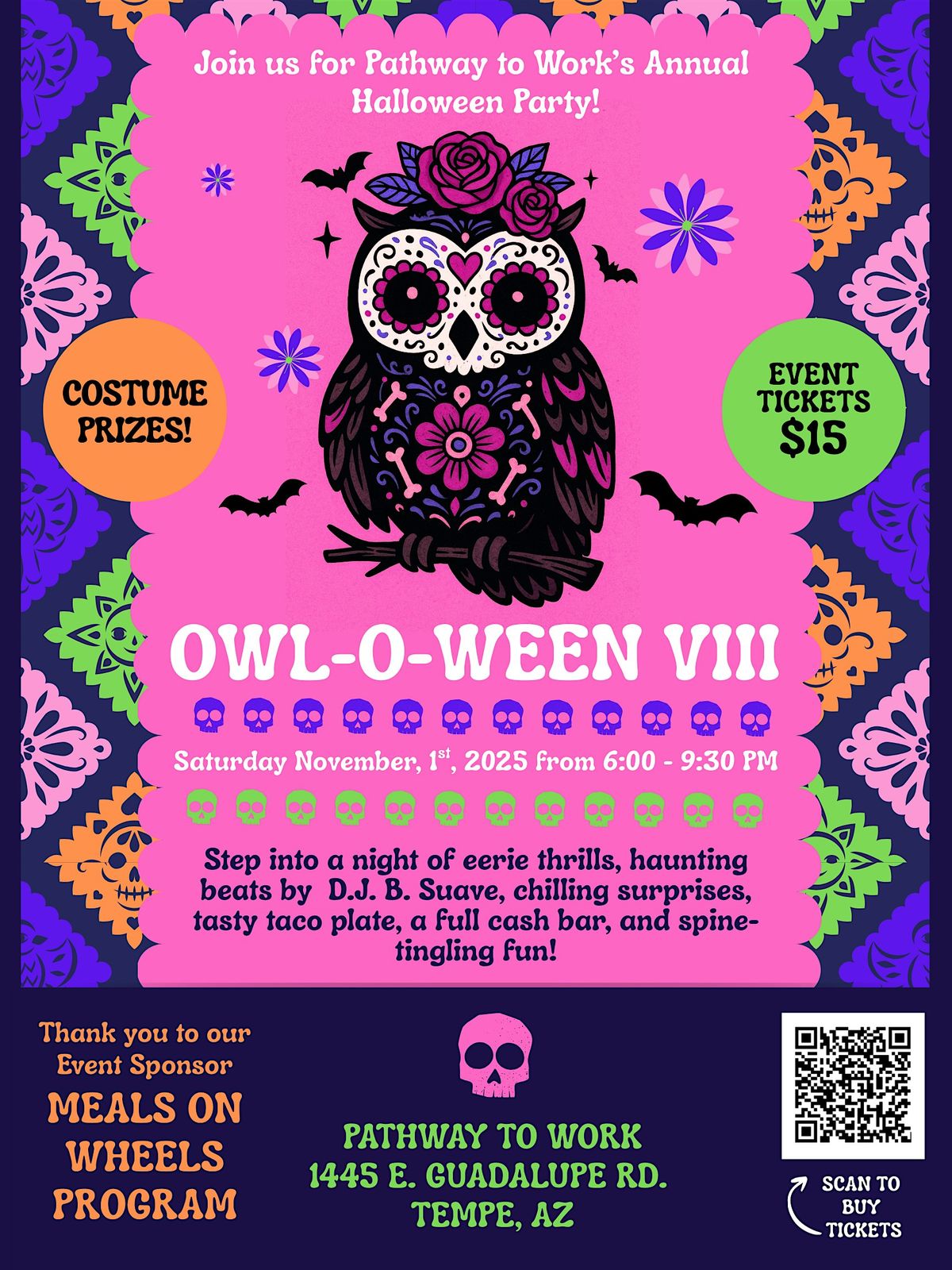 Pathway to Work's - OWL-O-WEEN VIII, 1 November | Event in Tempe | AllEvents