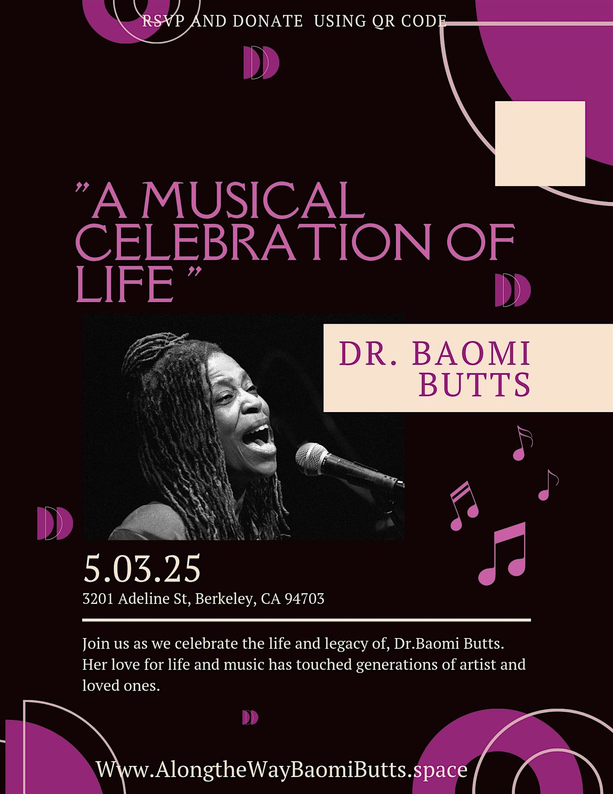 A Musical Celebration of life..., 3 May | Event in Berkeley | AllEvents