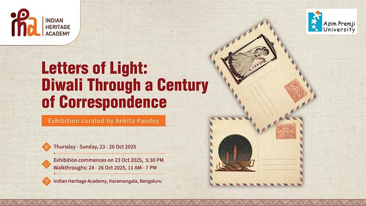 Letters of Light: Diwali Through a Century of Correspondence | Event in Bengaluru | AllEvents