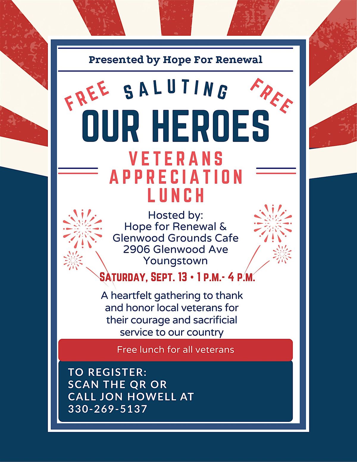Saluting Our Heroes Veterans Appreciation Lunch, 13 September | Event in Youngstown | AllEvents