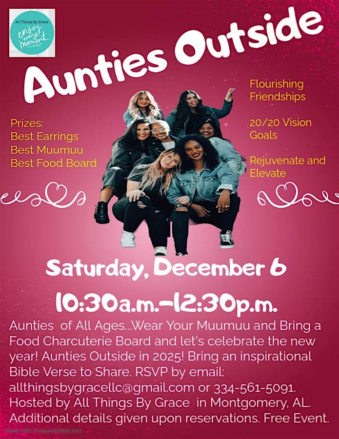 Aunties Outside in 2025, 6 December | Event in Altoona | AllEvents