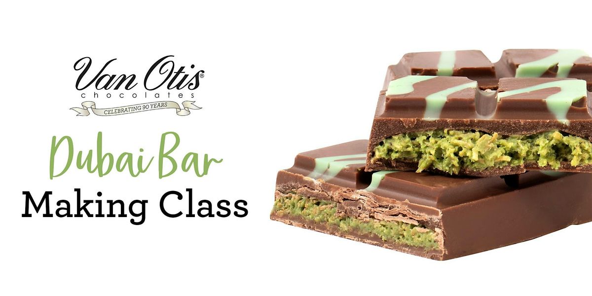 Van Otis Chocolates Dubai Bar Class (Ages 12+), 10 July | Event in Manchester | AllEvents