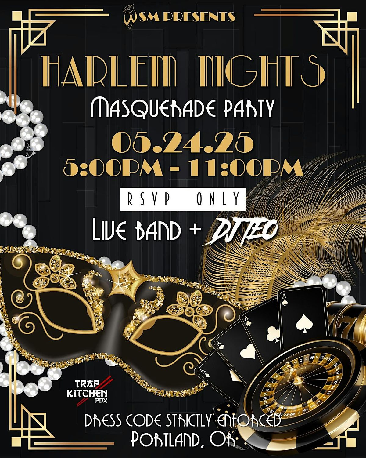 Harlem Nights Masquerade Party, 24 May | Event in Portland | AllEvents